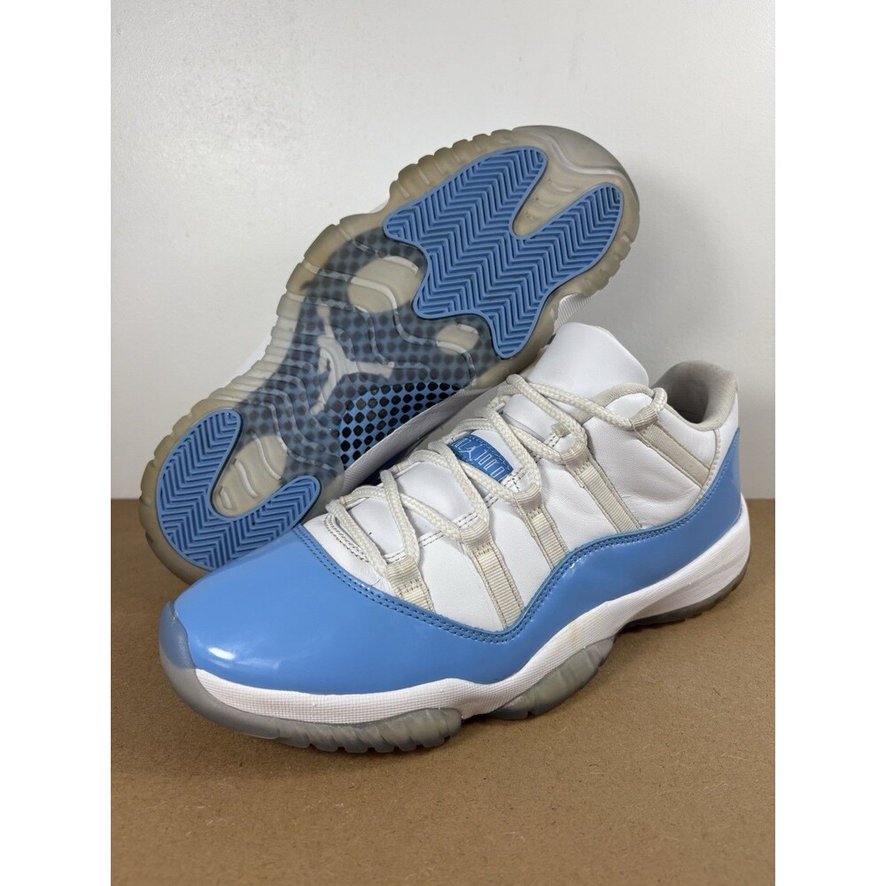 Nike Air Jordan 11 Retro Low UNC University Blue White 528895-106 Size 11 Men